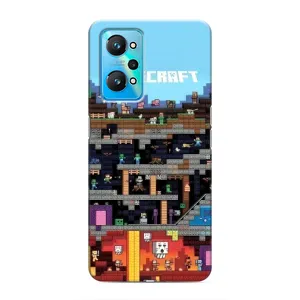 Чехол Майнкрафт на Realme GT Neo 2 (AlphaPrint) Minecraft (фон Minecraft)