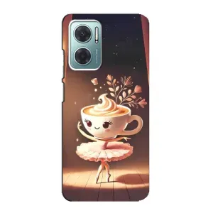 Чехол с мемом Тралалело тралала на Xiaomi Redmi Note 11E (Балерина капучина)