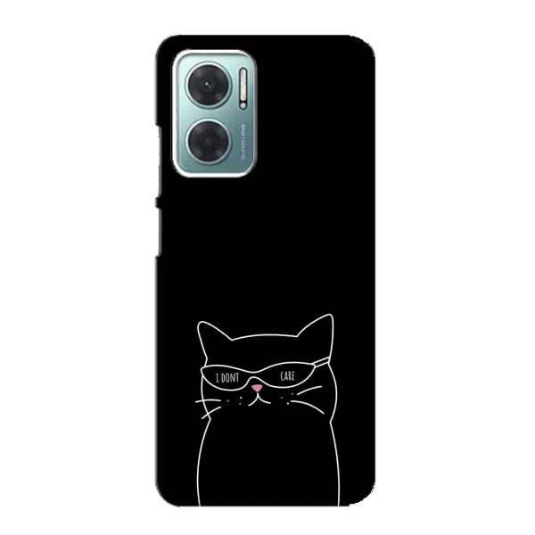 Чехол с принтом «Равнодушный кот» для Xiaomi Redmi Note 11E