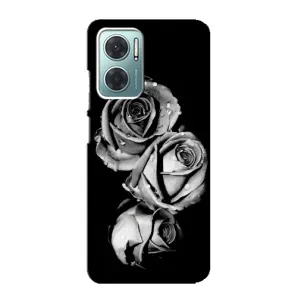 Чехол с принтом «Черная роза» для Xiaomi Redmi Note 11E