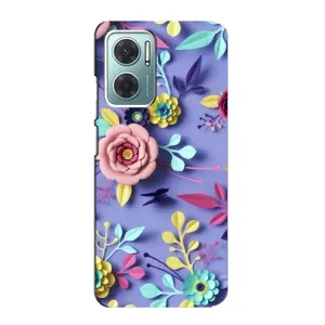 Чехлы с Цветами для Xiaomi Redmi Note 11E (VPrint) (Цветочный дизайн)