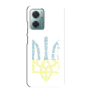 Чохли для Xiaomi Redmi Note 11E Укр. Символіка (AlphaPrint) (Герб з букв)
