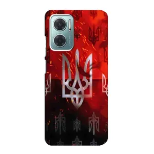 Украинские Чехлы для Xiaomi Redmi Note 11E с картинкой УПА (AlphaPrint) (ГЕРБ УПА)