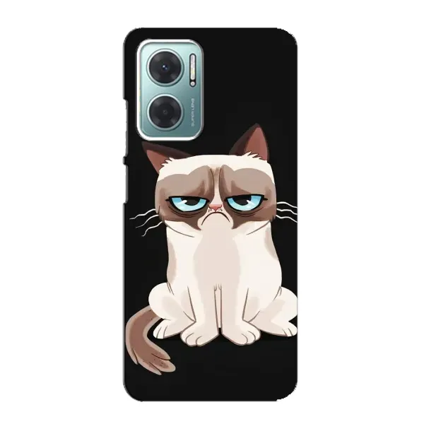 Чехол с принтом «Грустный кот» для Xiaomi Redmi Note 11E