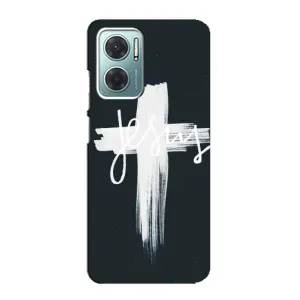 Чехол для Xiaomi Redmi Note 11E (AlphaPrint) - (Христианские) (Иисус)