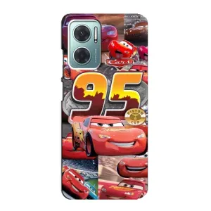 Силіконовий чохол Маквін для Xiaomi Redmi Note 11E (Колаж Блискавка Маквін)