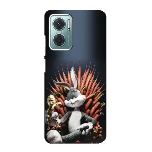 Чехол с принтом «Король Кролик» для Xiaomi Redmi Note 11E