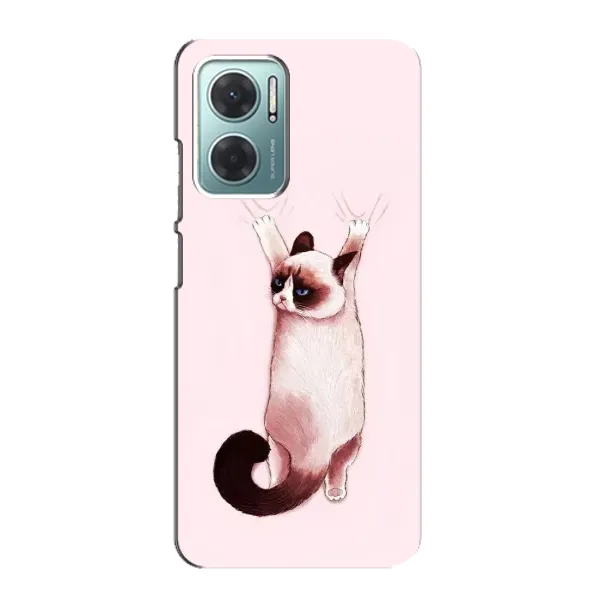 Чехол с принтом «Котик падает» для Xiaomi Redmi Note 11E