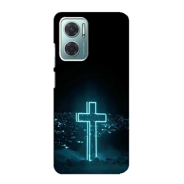 Чехол с принтом «Крест и город» для Xiaomi Redmi Note 11E Чехол с принтом «Крест и город» для Xiaomi Redmi Note 11E