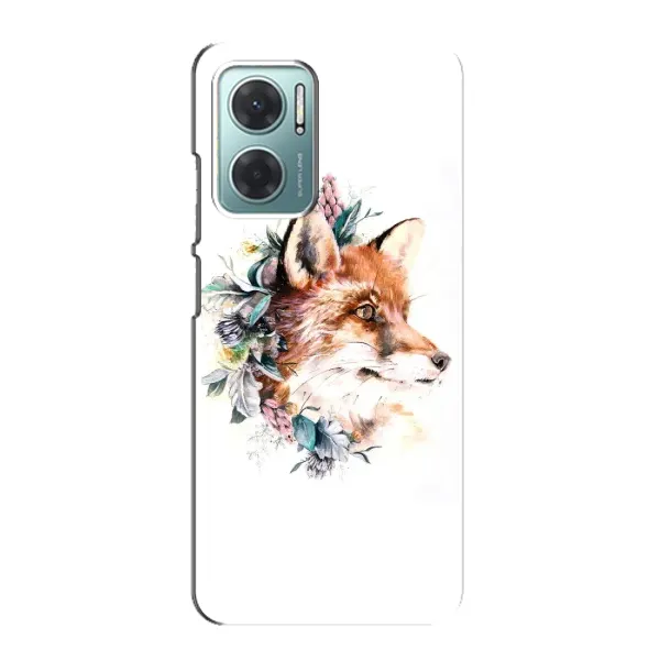Чехол с принтом «Лисичка в цветочках» для Xiaomi Redmi Note 11E Чехол с принтом «Лисичка в цветочках» для Xiaomi Redmi Note 11E