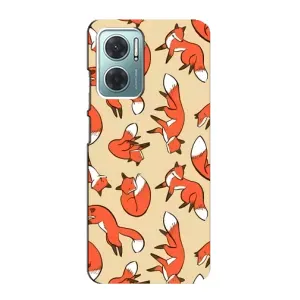 Чехол с принтом «Лисички» для Xiaomi Redmi Note 11E
