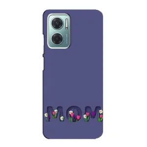 Чехол с принтом «Мама в цветах» для Xiaomi Redmi Note 11E