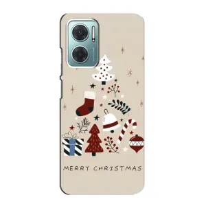 Рождественские, Праздничные Чехлы для Редми Ноут 11Е (Merry Christmas)