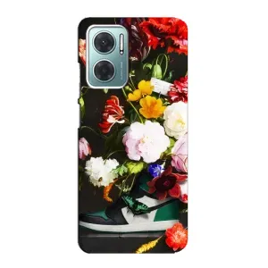 Чехол с принтом «Nike цветы» для Xiaomi Redmi Note 11E