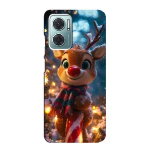 Чехол с принтом «Олень с шарфом» для Xiaomi Redmi Note 11E