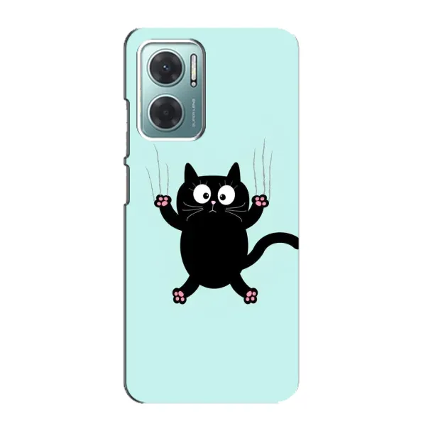 Чехол с принтом «Падающий кот» для Xiaomi Redmi Note 11E