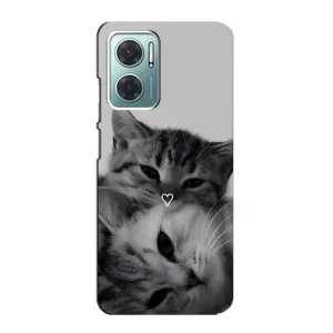 Чохол з малюнком кіт на Xiaomi Redmi Note 11E (Пара котів)