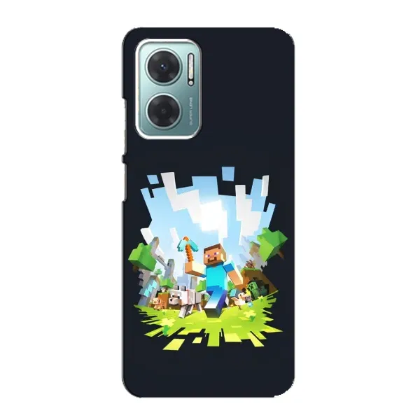 Чохол з принтом «персонажі Minecraft» для Xiaomi Redmi Note 11E Чохол з принтом «персонажі Minecraft» для Xiaomi Redmi Note 11E