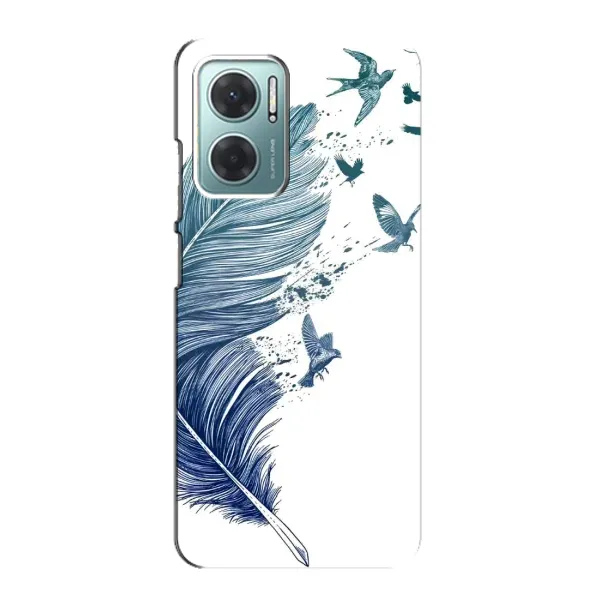 Чехол с принтом «Перышко» для Xiaomi Redmi Note 11E Чехол с принтом «Перышко» для Xiaomi Redmi Note 11E