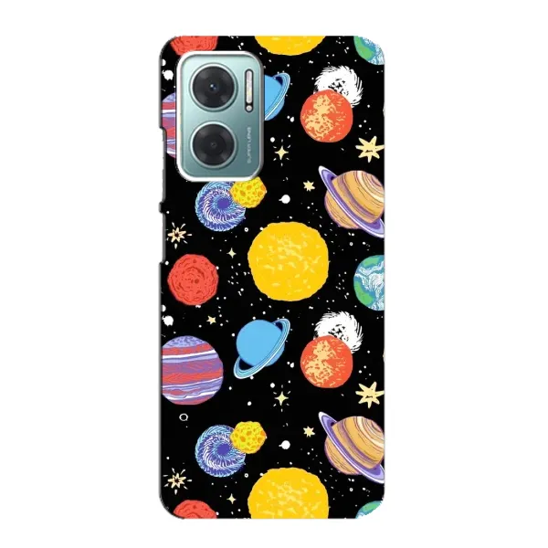 Чохол з принтом «Намальовані планети» для Xiaomi Redmi Note 11E Чохол з принтом «Намальовані планети» для Xiaomi Redmi Note 11E