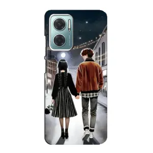 Чохол з дизайном Венздей 2 на Xiaomi Redmi Note 11E (Венздей та Тайлер)