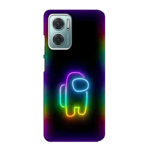 Чехол Амонг Ас для Xiaomi Redmi Note 11E (AlphaPrint) (Яркий скин)