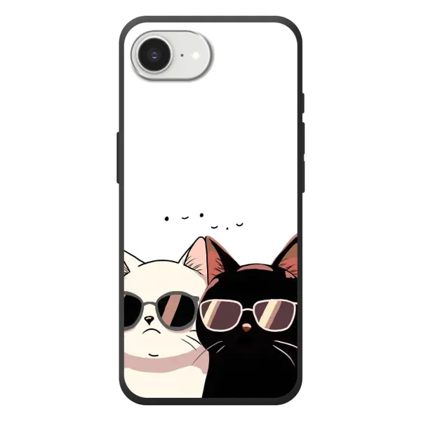 Чохол з принтом «Коти в окулярах» для iPhone 17e