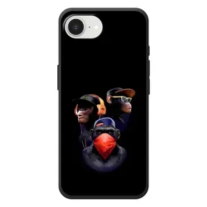 Чехол с принтом «Три обезьяны» для iPhone 17e