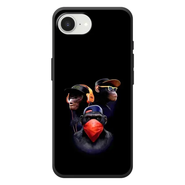 Чехол с принтом «Три обезьяны» для iPhone 17e Чехол с принтом «Три обезьяны» для iPhone 17e