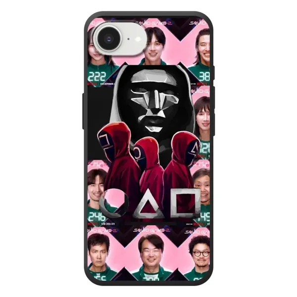 Чехол с принтом «Участники Игра кальмара» для iPhone 17e Чехол с принтом «Участники Игра кальмара» для iPhone 17e