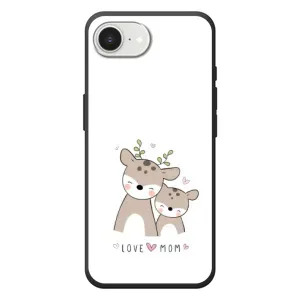 Чехол с принтом «Оленята мама и малыш» для iPhone 17e