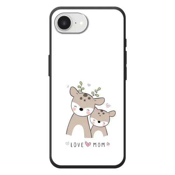 Чехол с принтом «Оленята мама и малыш» для iPhone 17e Чехол с принтом «Оленята мама и малыш» для iPhone 17e