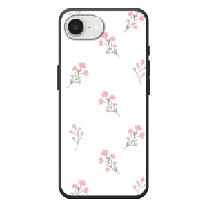 Чехол с принтом «Розовые цветы» для iPhone 17e