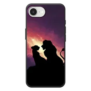 Чехол с принтом «Силуэт Симба и Налу» для iPhone 17e