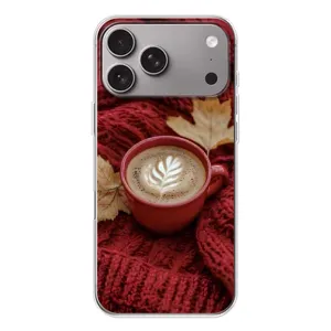 Чехол с уникальным дизайном «Осень с кофе» для Apple iPhone 18 Pro Max