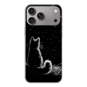 Чехол с принтом для Apple iPhone 18 Pro Max (AlphaPrint) Модные коты