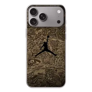 Чехлы для Apple iPhone 18 Pro Max - с картинкой JORDAN (AlphaPrint)