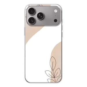 Силиконовый чехол с принтом в цветах на Apple iPhone 18 Pro Max