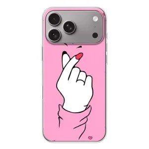 Чехол с принтом для Apple iPhone 18 Pro Max (AlphaPrint - Знак сердечка)
