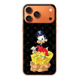 Чехли для Apple iPhone 18 Pro - Скрудж МакДак Louis Vuitton (PREMIUMPrint) (Богатство Макдака)