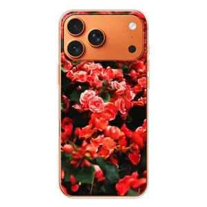 Чохли з квітами для Apple iPhone 18 Pro (VPrint) (Квіти червоні)