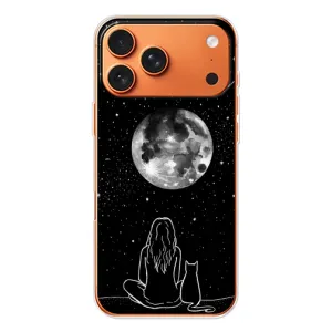 Чохол з малюнком кіт на Apple iPhone 18 Pro (Дівчина з котом)