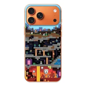 Чохол Майнкрафт на Apple iPhone 18 Pro (AlphaPrint) Minecraft (фон Minecraft)