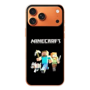 Чохол Майнкрафт на Apple iPhone 18 Pro (AlphaPrint) Minecraft (герої Minecraft)