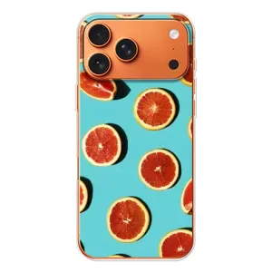 Чохли з фруктами для Apple iPhone 18 Pro (VPrint) (Грейпфрут)