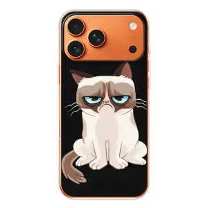 Чохол з принтом для Apple iPhone 18 Pro (AlphaPrint) Модні коти (Сумний кіт)