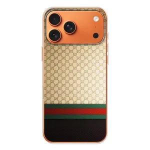 Чохли  GUCCI для Епл Айфон 18 Про (AlphaPrint) (Гуччі Фон)