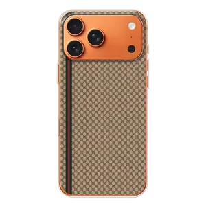 Чохли  GUCCI для Епл Айфон 18 Про (AlphaPrint) (Гуччі полоса)