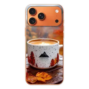 Чохол з унікальним дизайном 'Осінь з кавою' для Apple iPhone 18 Pro (Кава на природі)