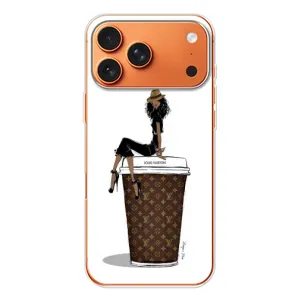 Чохли Луі Вітон для Apple iPhone 18 Pro (AlphaPrint - LOUIS VUITTON) (кава LOUIS VUITTON)